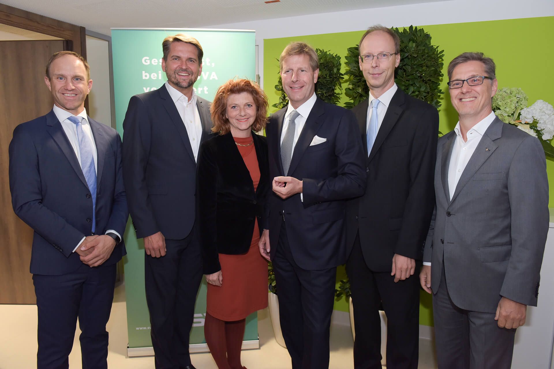 v.l.n.r.: MMag. Michael Schneider, Peter Lehner, Mag. Maria Lesterl, Mag. Julian Hadschieff, DI Dr. Hans Aubauer, Gerhard Flennreis